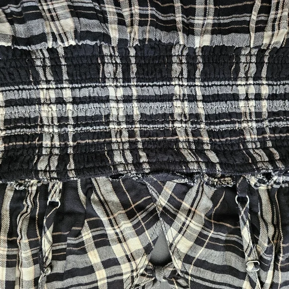 NWT - Lucky Brand Cotton/Modal Fully Lined Smocked Waist Midi Dress - Size L - Picture 16 of 16